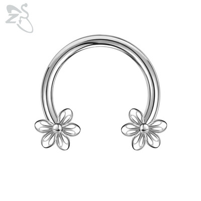 ZS 1 db Cute Bee Design orrgyűrű 16G rozsdamentes acél patkók Nariz piercing fülporc Tragus Helix piercingek ékszerek