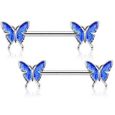 Set de piercing pentru mamelon coroană din oțel inoxidabil Bijuterii pentru mamelon inimă în vrac Lot de inele pentru mamelon de cristal Piercing Pachet de bijuterii pentru corp Pezon