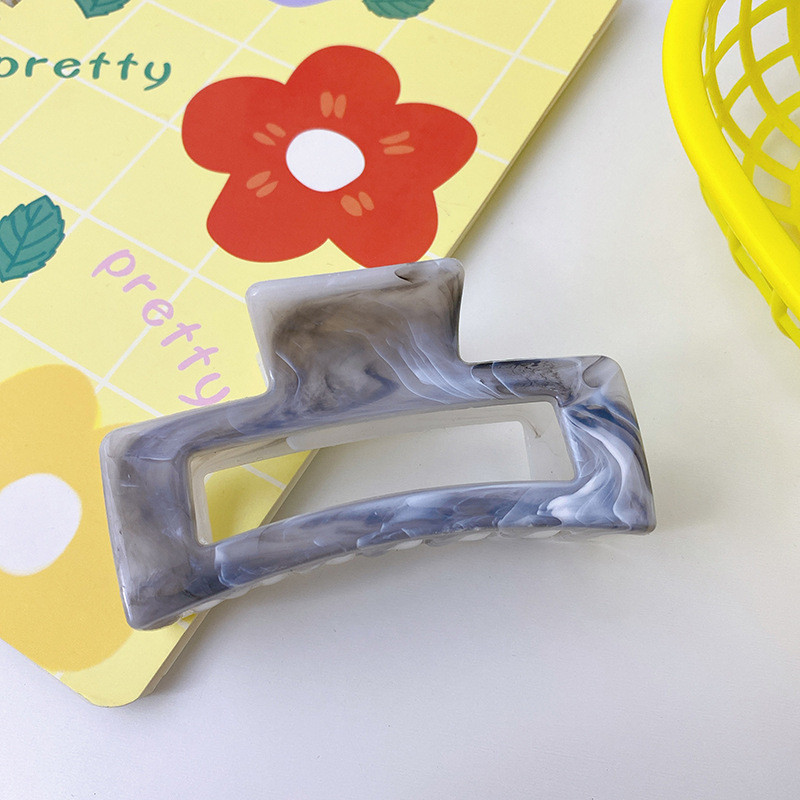 Coreeană New Fashion Femei Rășină Marmorată gheare de păr Candy Color Agrafe pentru păr Fată Accesorii pentru păr Bijuterii