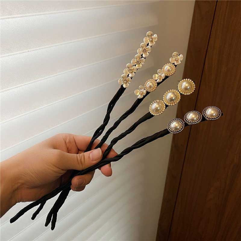 2021 Vintage baroc coajă perlă coafură coafură băţ de păr femeie elegante pentru colecte de păr pentru banchet accesorii de păr de nuntă