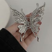 Gheară de păr fluture din metal la modă nouă pentru femei, fete, cleme geometrice pentru păr, accesorii pentru păr, accesorii pentru cap