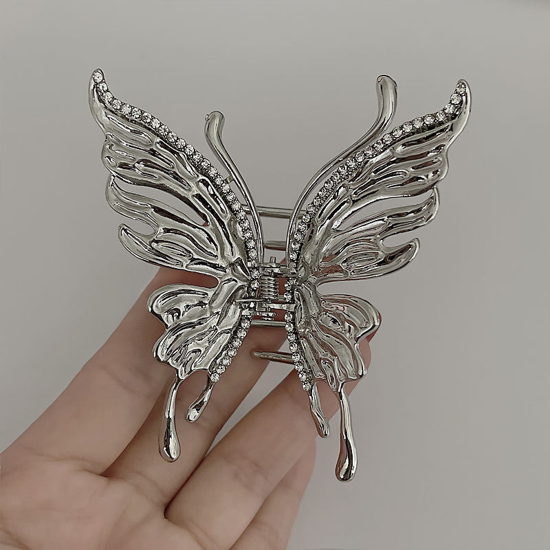 Gheară de păr fluture din metal la modă nouă pentru femei, fete, cleme geometrice pentru păr, accesorii pentru păr, accesorii pentru cap