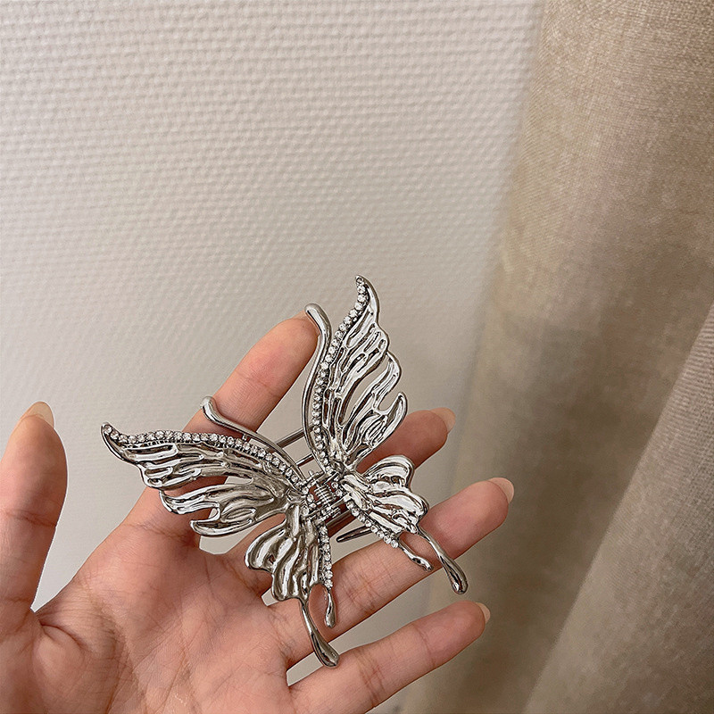 Gheară de păr fluture din metal la modă nouă pentru femei, fete, cleme geometrice pentru păr, accesorii pentru păr, accesorii pentru cap