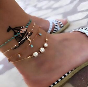 Tocona 15 brățări de gleznă stil pentru femei, vară, ciucuri, țesătură colorată, mărgele, lanț pentru picioare, bijuterii boeme, comerț cu ridicata 2020