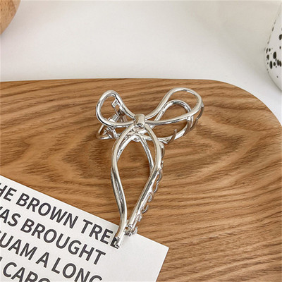 INS din aliaj de argint agrafă de păr crab geometrică agrafă de rechin pentru femei Accesorii de păr minimaliste cadou de petrecere pentru fete