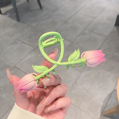 Moda coreeană de vară lalele agrafă de păr 2022 vară nou gheare de păr de lux Accesorii de păr pentru femei