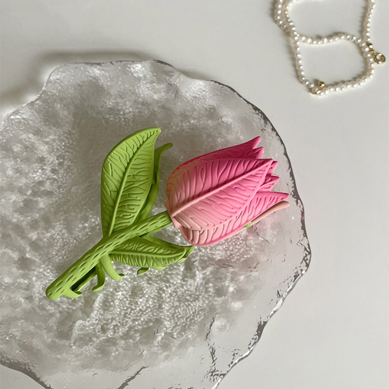 Moda coreeană de vară lalele agrafă de păr 2022 vară nou gheare de păr de lux Accesorii de păr pentru femei