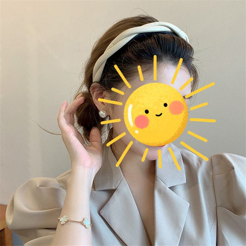 New Trend Piele Twist Bentiță pentru femei Retro PU împletit Bentita 2022 Vara Femeii Agrafe de păr