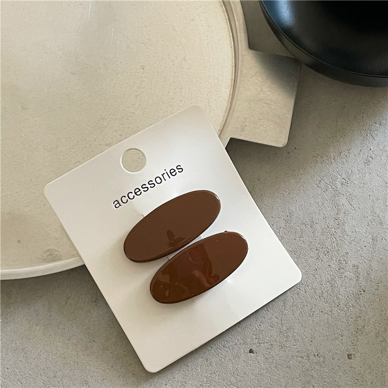 2 buc/set agrafă de păr de bază de culoare uni pentru femeie clemă de păr pentru breton lateral cleme ins simplu pentru picior de rață accesorii pentru păr pentru femei