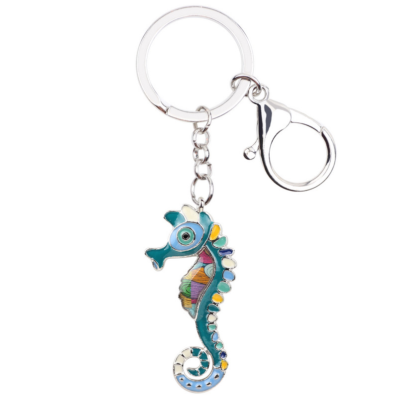 Μπρελόκ Μπρελόκ Ιππόκαμπος Sea Horse Μπρελόκ Μπρελόκ Μπρελόκ Μπρελόκ Γούρι Μπρελόκ Μπρελόκ Νέα μόδα Ocean Animal Jewelry για γυναίκες