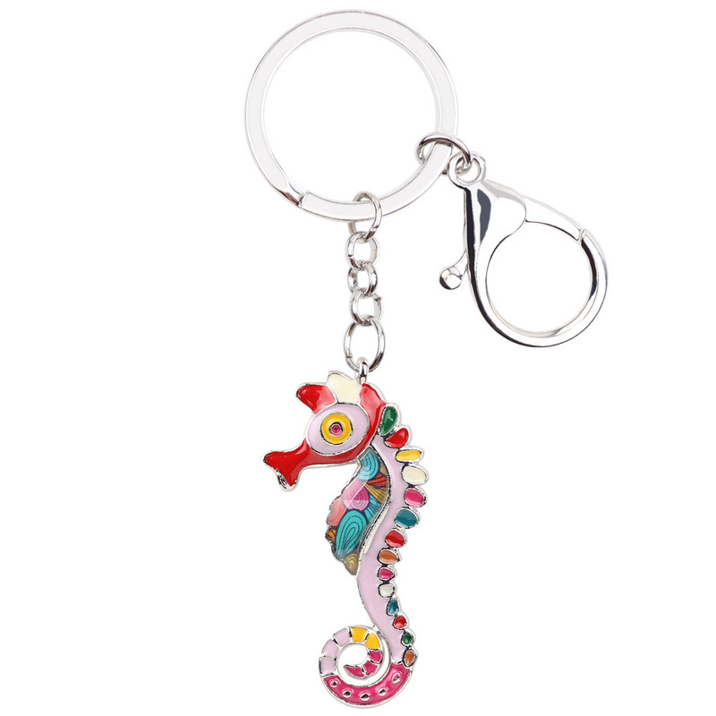 Μπρελόκ Μπρελόκ Ιππόκαμπος Sea Horse Μπρελόκ Μπρελόκ Μπρελόκ Μπρελόκ Γούρι Μπρελόκ Μπρελόκ Νέα μόδα Ocean Animal Jewelry για γυναίκες