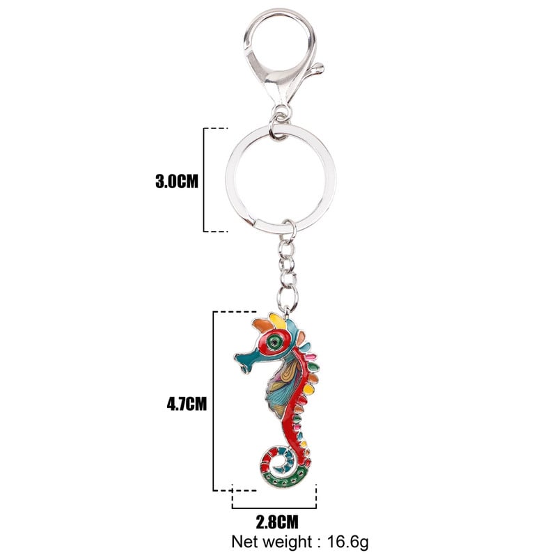 Μπρελόκ Μπρελόκ Ιππόκαμπος Sea Horse Μπρελόκ Μπρελόκ Μπρελόκ Μπρελόκ Γούρι Μπρελόκ Μπρελόκ Νέα μόδα Ocean Animal Jewelry για γυναίκες