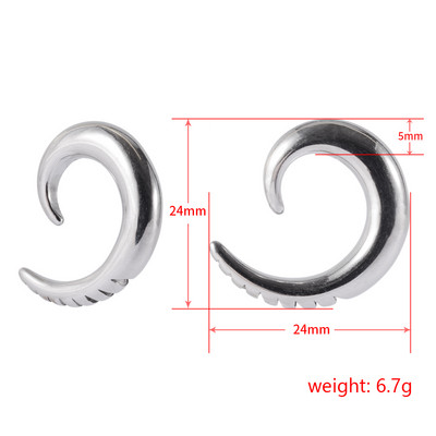 PERECHE din oțel chirurgical cap de pasăre urechi greutăți umerașe dopuri tunel bijuterii pentru corp noi sculptate urechi calibre Piercing expander targi