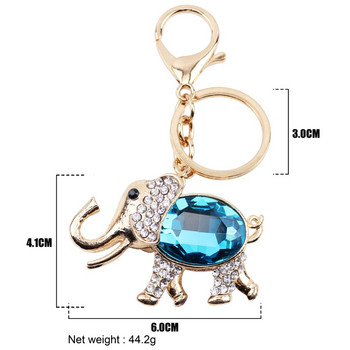 Bonsny Animal Jewelry Novelty Μπρελόκ με μπρελόκ ελέφαντα Δώρο για γυναίκες Κορίτσι Γυναικεία κρεμαστό τσάντα αυτοκινήτου Φτηνές γούρια Χονδρική