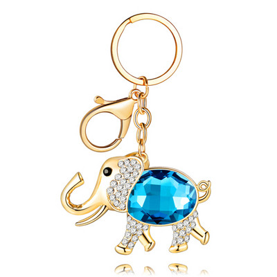 Bonsny Bijuterii Animale Noutate Elefant Breloc Breloc Cadou pentru Femei Fata Doamnelor Pandantiv Geanta de mana Masina Brelocuri ieftine En-gros