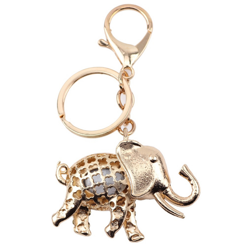 Bonsny Bijuterii Animale Noutate Elefant Breloc Breloc Cadou pentru Femei Fata Doamnelor Pandantiv Geanta de mana Masina Brelocuri ieftine En-gros