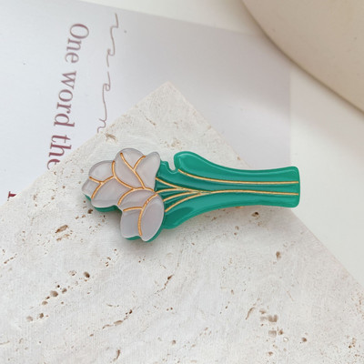 Coreeană drăguță din acetat, margaretă, agrafă de păr lalea pentru femei, fete, flori de glicine, agrafe, breton, agrafă, accesorii pentru păr