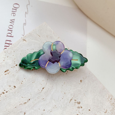 Coreeană drăguță din acetat, margaretă, agrafă de păr lalea pentru femei, fete, flori de glicine, agrafe, breton, agrafă, accesorii pentru păr