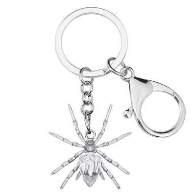 Bonsny κράμα κρυστάλλου αντίκες επιχρυσωμένα μπρελόκ αράχνη Μπρελόκ για ζώα Κοσμήματα για γυναίκες εραστές μοντέρνες τσάντες δώρου