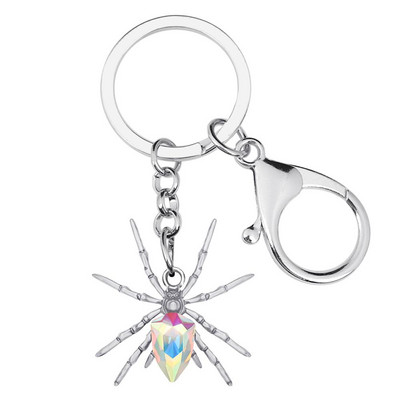 Bonsny κράμα κρυστάλλου αντίκες επιχρυσωμένα μπρελόκ αράχνη Μπρελόκ για ζώα Κοσμήματα για γυναίκες εραστές μοντέρνες τσάντες δώρου