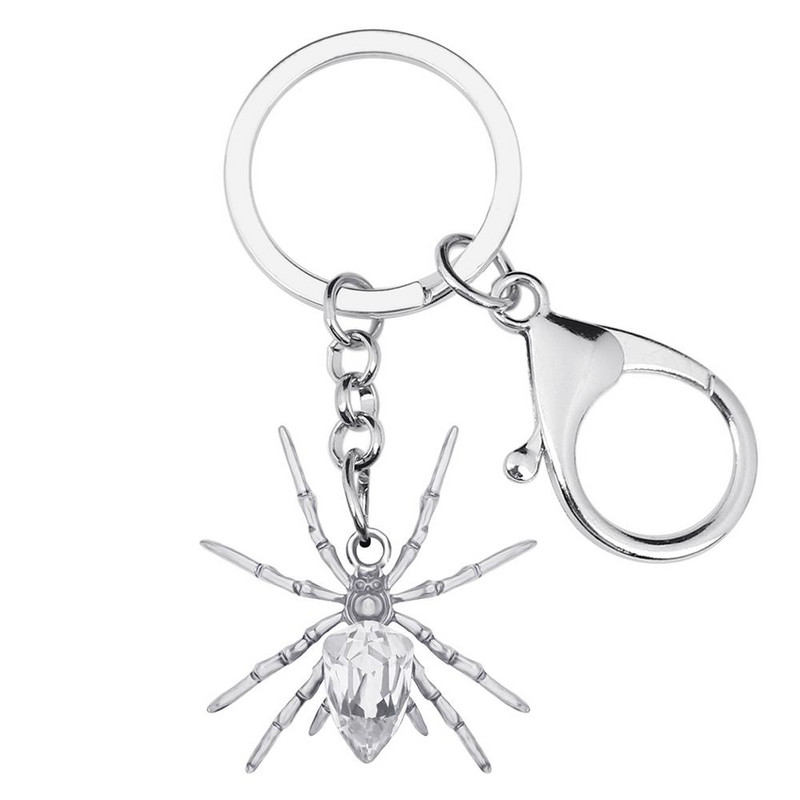 Bonsny κράμα κρυστάλλου αντίκες επιχρυσωμένα μπρελόκ αράχνη Μπρελόκ για ζώα Κοσμήματα για γυναίκες εραστές μοντέρνες τσάντες δώρου