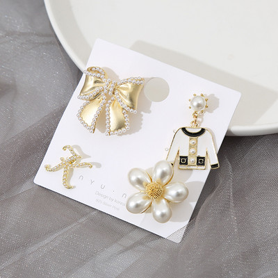 Luxus teljes strasszos kamélia melltűk nőknek Kristály Rózsa Virág Bross Pins Férfi Kiegészítők Ékszerek