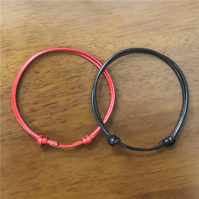 Noi glezne simple, lucrate manual, frânghie reglabilă, brățară de gleznă norocoasă, bijuterii pentru picioare, pentru femei și bărbați, cuplu de glezne, lanț 2 buc.