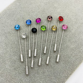 Set de ace de broșă pentru eșarfă cu strasuri pentru femei, 10 buc. Ace pentru hijab de cristal, agrafe de siguranță pentru basma