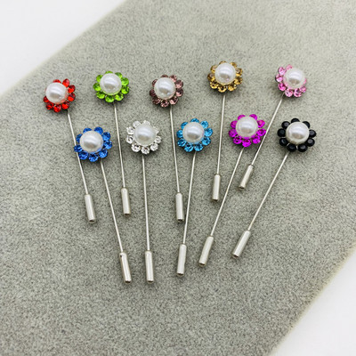 Set de ace de broșă pentru eșarfă cu strasuri pentru femei, 10 buc. Ace pentru hijab de cristal, agrafe de siguranță pentru basma