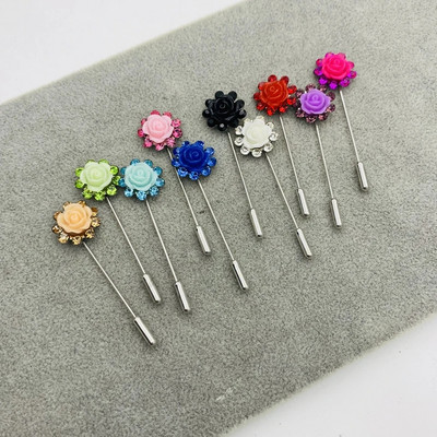 Set de ace de broșă pentru eșarfă cu strasuri pentru femei, 10 buc. Ace pentru hijab de cristal, agrafe de siguranță pentru basma