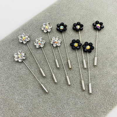 Set de ace de broșă pentru eșarfă cu strasuri pentru femei, 10 buc. Ace pentru hijab de cristal, agrafe de siguranță pentru basma