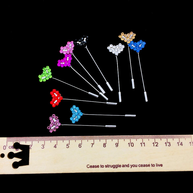 Set de ace de broșă pentru eșarfă cu strasuri pentru femei, 10 buc. Ace pentru hijab de cristal, agrafe de siguranță pentru basma