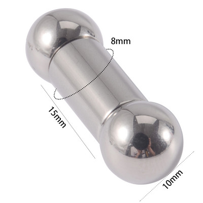 1 τεμ 12g-00G από ανοξείδωτο ατσάλι Γλώσσα ίσια Barbell Piercing Θηλή Μεγάλο μετρητή Tragus Ear Piercing Εσωτερικά με σπείρωμα