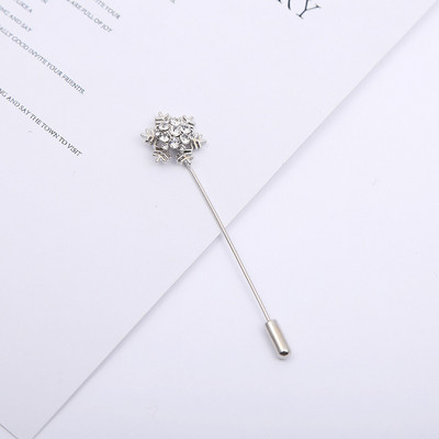 Coroana la modă Floare Steaua Ace Broșe Perle Strass Esarfă Cataramă șal Cardigan Ac lung Aliaj de zinc Accesorii pentru femei