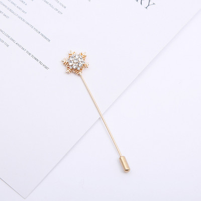 Coroana la modă Floare Steaua Ace Broșe Perle Strass Esarfă Cataramă șal Cardigan Ac lung Aliaj de zinc Accesorii pentru femei