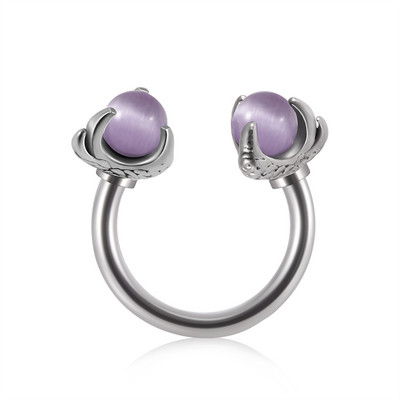 1 bucată 16G din oțel inoxidabil opalit dragon inel nas potcoave piercing Nariz în formă de C ureche cartilaj Helix piercing bijuterii