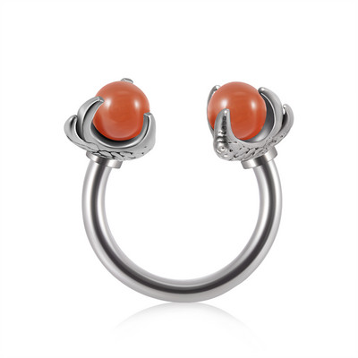 1 bucată 16G din oțel inoxidabil opalit dragon inel nas potcoave piercing Nariz în formă de C ureche cartilaj Helix piercing bijuterii