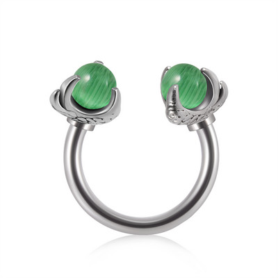 1 bucată 16G din oțel inoxidabil opalit dragon inel nas potcoave piercing Nariz în formă de C ureche cartilaj Helix piercing bijuterii