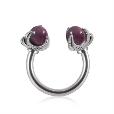 1 bucată 16G din oțel inoxidabil opalit dragon inel nas potcoave piercing Nariz în formă de C ureche cartilaj Helix piercing bijuterii