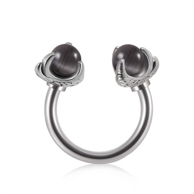 1 bucată 16G din oțel inoxidabil opalit dragon inel nas potcoave piercing Nariz în formă de C ureche cartilaj Helix piercing bijuterii