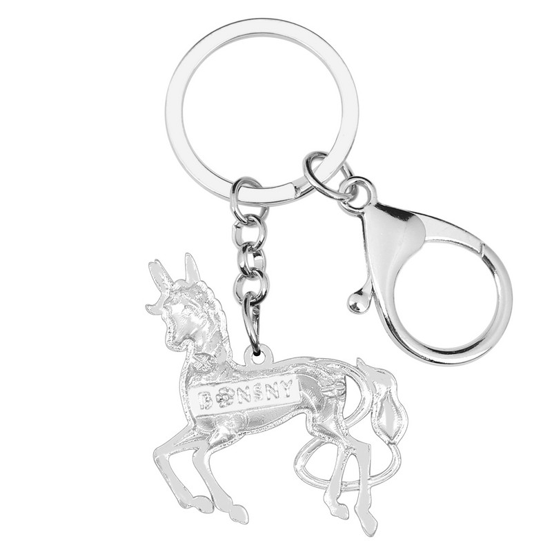 Din aliaj de email Bonsny, zână colorată, lanțuri de chei, breloc de modă, bijuterii pentru femei, fete, pentru decorare cu pandantiv