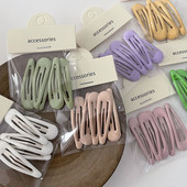 5 buc/lot Sweet Girl Agrafă de păr Dimensiune mică Agrafă de păr de culoare Macaron Agrafă de breton metalică Agrafă BB Clipă Accesorii de păr pentru femei