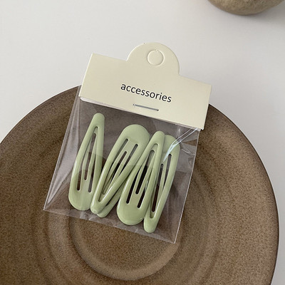 5 buc/lot Sweet Girl Agrafă de păr Dimensiune mică Agrafă de păr de culoare Macaron Agrafă de breton metalică Agrafă BB Clipă Accesorii de păr pentru femei