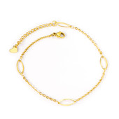 LUXUSTEEL Accesorii rotunde, ovale, gleznele pentru femei, culoare aurie, stil la modă, glezne din oțel inoxidabil, brățară, petrecere pe plajă