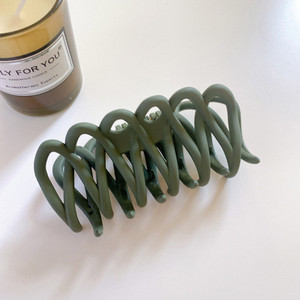 NOU 2021, la modă, roz mat, geometrice, înfășurate cu arc acrilic, cleme mari de păr pentru femei, fete, accesorii de păr, cadouri