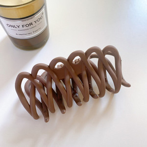 NOU 2021, la modă, roz mat, geometrice, înfășurate cu arc acrilic, cleme mari de păr pentru femei, fete, accesorii de păr, cadouri