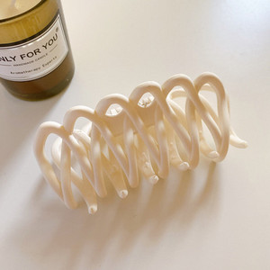 NOU 2021, la modă, roz mat, geometrice, înfășurate cu arc acrilic, cleme mari de păr pentru femei, fete, accesorii de păr, cadouri