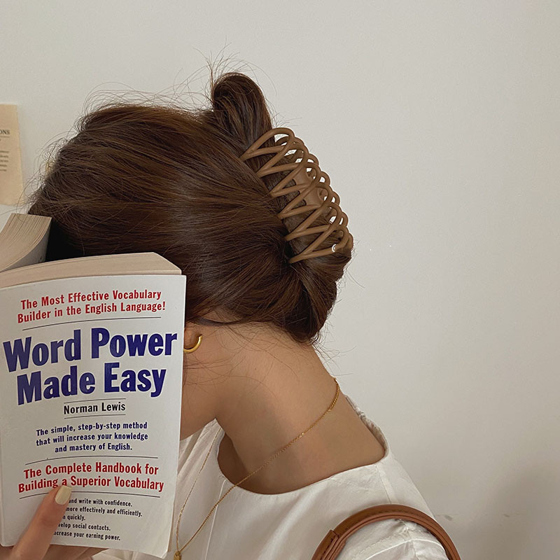 NOU 2021, la modă, roz mat, geometrice, înfășurate cu arc acrilic, cleme mari de păr pentru femei, fete, accesorii de păr, cadouri