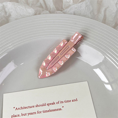 Clip cu ciocul de rață Super Fairy Pink Clip fără sudură Agrafă laterală la modă coreeană Fată Dulci Drăguț Agrafă Bride accesorii pentru păr femei