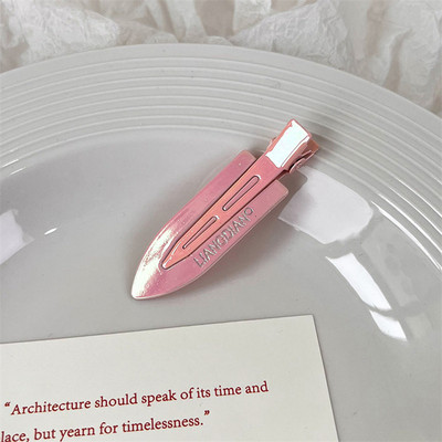 Clip cu ciocul de rață Super Fairy Pink Clip fără sudură Agrafă laterală la modă coreeană Fată Dulci Drăguț Agrafă Bride accesorii pentru păr femei